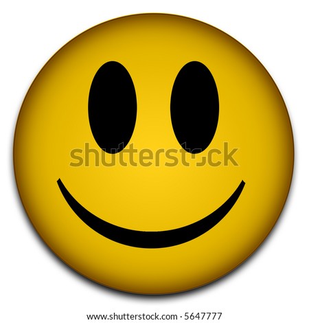 stock photo Yellow smiley face symbol