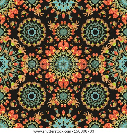 Decorative abstract floral pattern Decorative abstract floral pattern