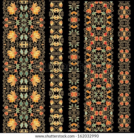 set of decorative ribbons set of decorative ribbons