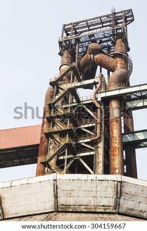 Abandoned factory in Beijing, Iron and steel plant