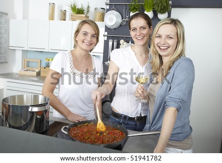 women cook