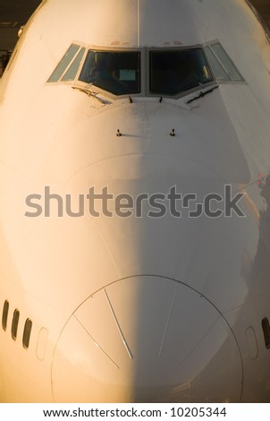 Nose of a big aircraft