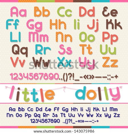 Little Dolly funny kid font Little Dolly funny kid font