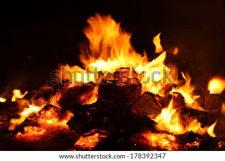 fire in Ghost Money Burner
