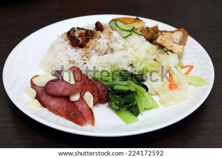sausage light meal in Taiwan