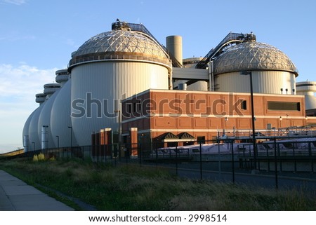 waste processing facility exterior
