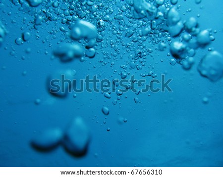 Air sea bubbles.