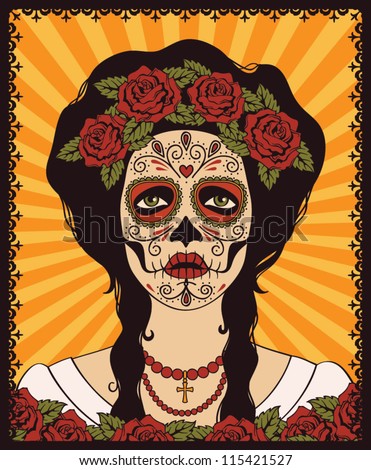 Sugar skull girl Sugar skull girl