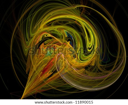 Swirling pointer or colorful fractalness looking cool