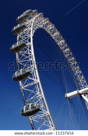 London Eye, big wheel the famous symbol of London