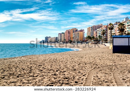 Fuengirola beach. Costa del Sol. Malaga, Andalusia. Spain