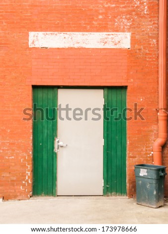 Industrial door to Warehouse