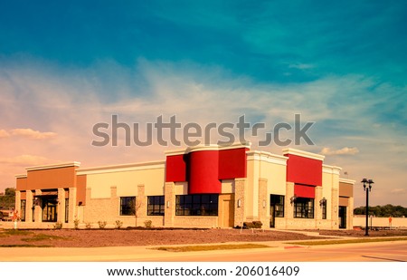 New Commercial, Retail and Office Space available for sale or lease. Strip Mall. Commercial offices. Instagram style processing