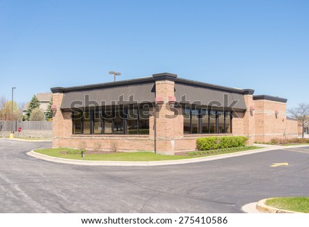 commercial retail restaurant building or small office building