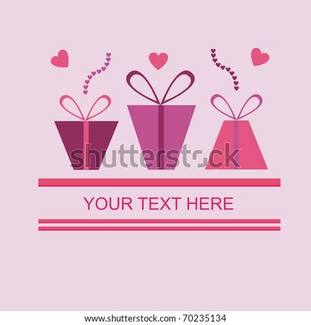 cute st. valentine's day card