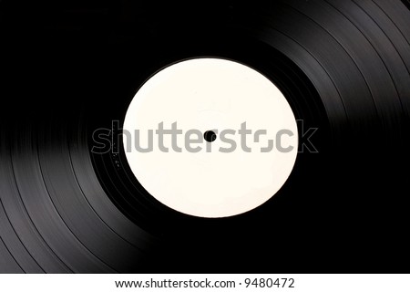 Vinyl disk. Retro