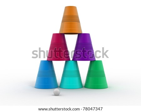 Clear Plastic Pyramid