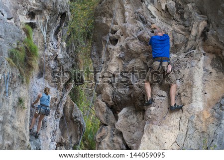 climbing thailand limestone rock thailand