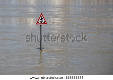 Flood waters
