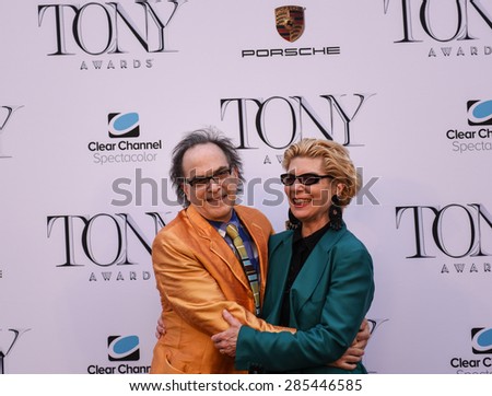 NEW YORK CITY - JUNE 7 2015: the 69th annual Tony Awards ceremony was held at Radio City Music Hall along with a simulcast in Times Square