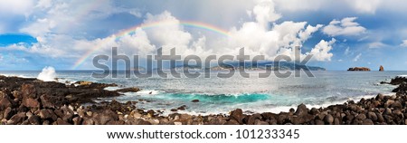 Rainbow panorama