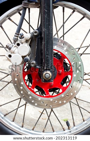 Wheel of motorcycle and accessory