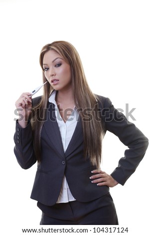 woman taking her temperature do you think she be hot