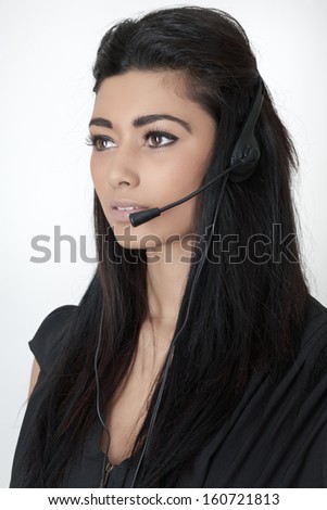 Attractive asian businesswoman holding blank cardboard up