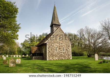 small church set in the landscape of essex, All Saints Church, Ulting