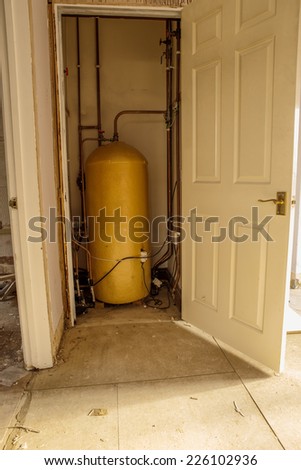 boiler being renovated in need of repair