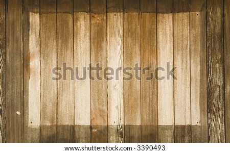 side view of wood paneling