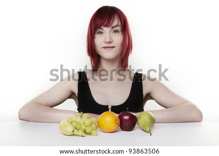 woman with five fruits you should have every day wanting to eat them all