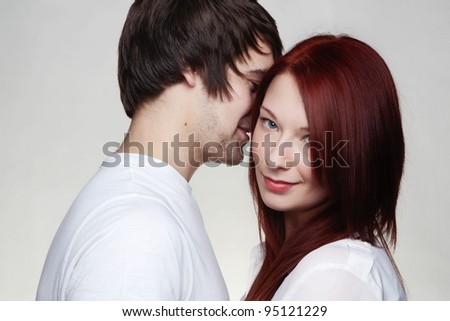 boyfriend and girlfriend sharing a special and intimate moment together