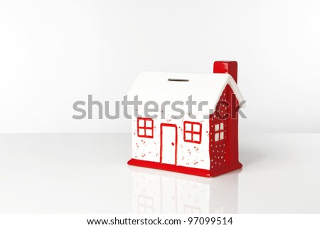small model house box to save up all your money