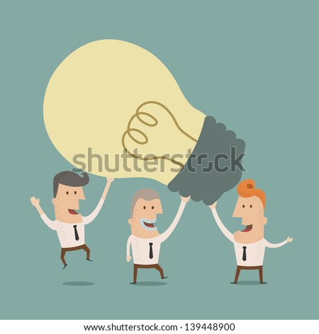 Business man teamwork eps10 vector format Business man teamwork eps10 vector format