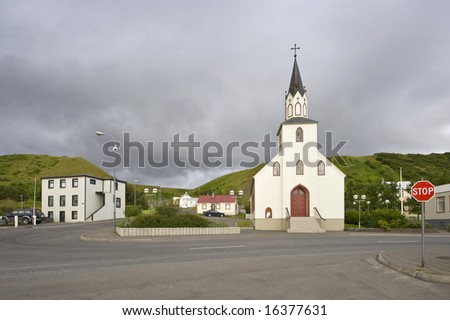 Saudarkrokur, an arctic fisherman\'s village in the North of Iceland
