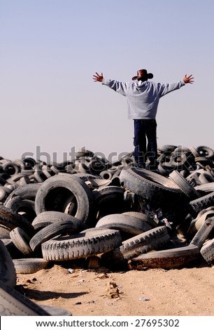 Qatar, Tire dump yard