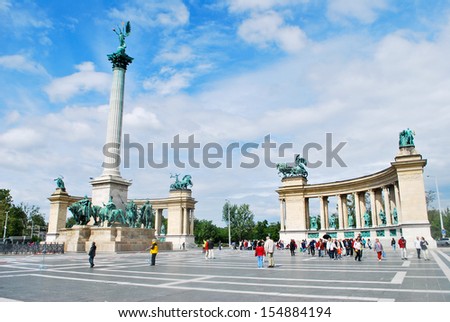 Heroes\' Square in Budapest