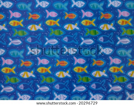 fishes wallpaper. stock photo : Blue fish