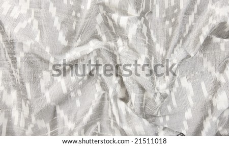 A grey and white background cloth