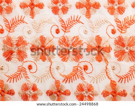 ORANGE design  background cloth