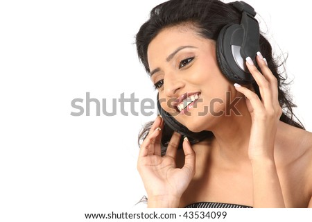Girls Hearing Music