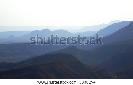 Desert mountains background