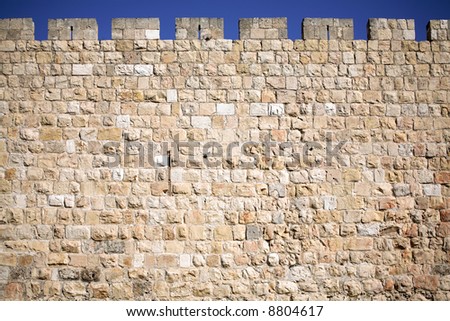 Jerusalem wall background