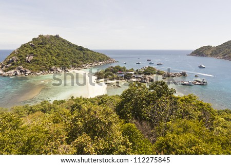 Nangyuan island in south of Thailand