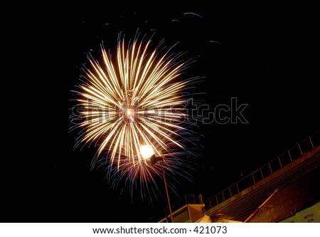 cool burst of fireworks