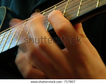 finger on strings - some noise