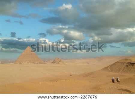 Pyramids Of Giza And Sphinx