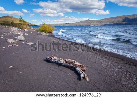 Lake Huechulafquen, national park Lanin, San Martin de los Andes, Neuquen, Patagonia, Argentina