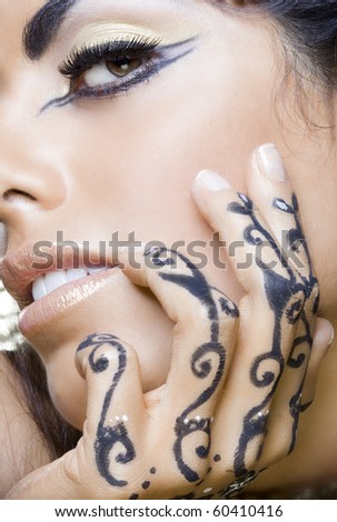 pictures of egyptian makeup. a tipical egyptian make up